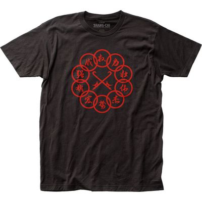 Shang-Chi Ten Rings Mens T Shirt Black Retro Pop Classics