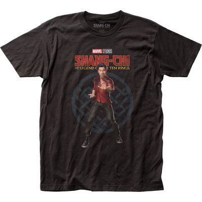 Shang-Chi Shang-Chi Mens T Shirt Black Retro Pop Classics