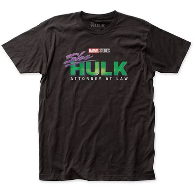 She-Hulk She Hulk Logo Mens T Shirt Black Retro Pop Classics