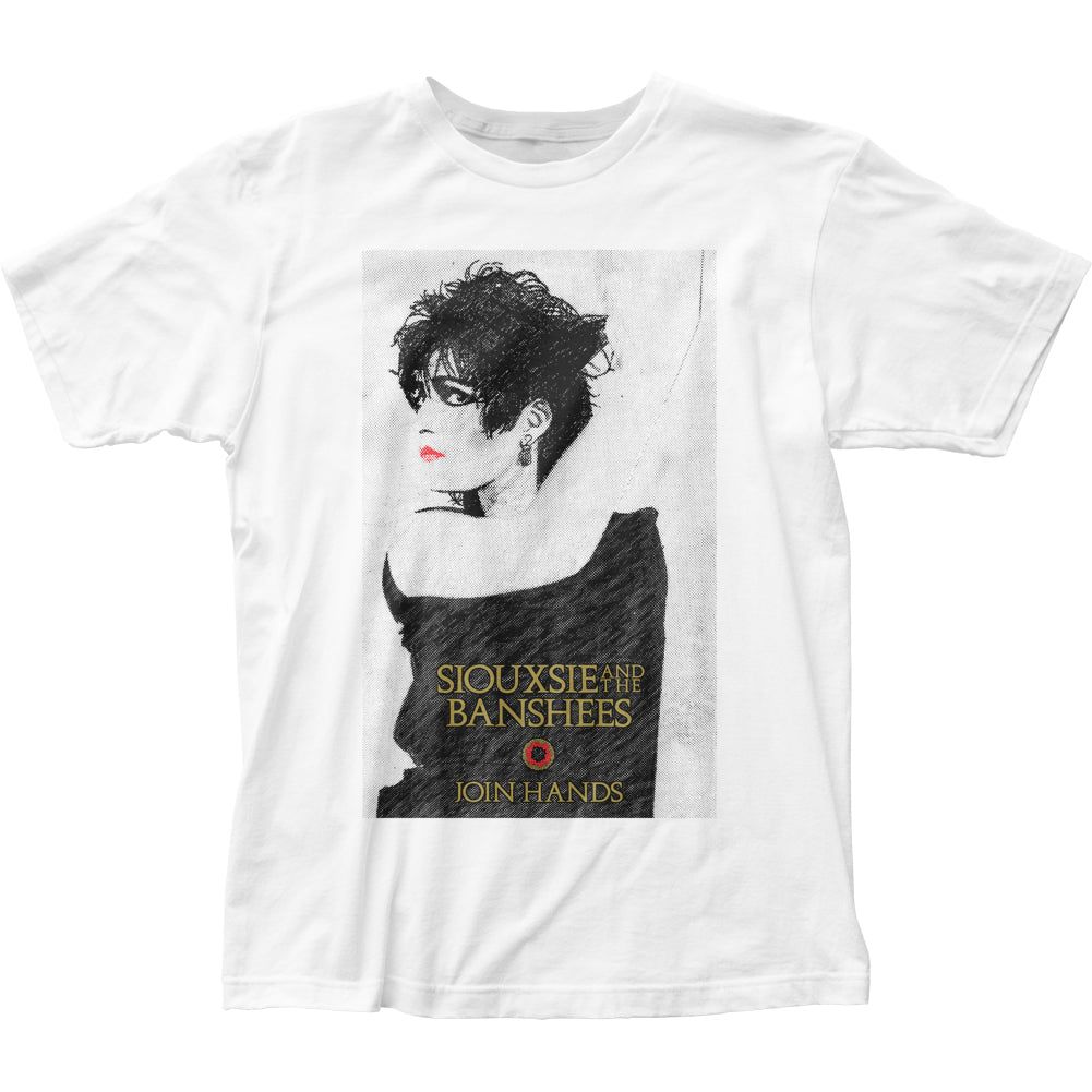 Siouxsie &amp; The Banshees Join Hands Mens T Shirt White Retro Pop Classics