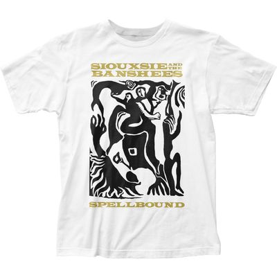 Siouxsie &amp; The Banshees Spellbound Mens T Shirt White Retro Pop Classics