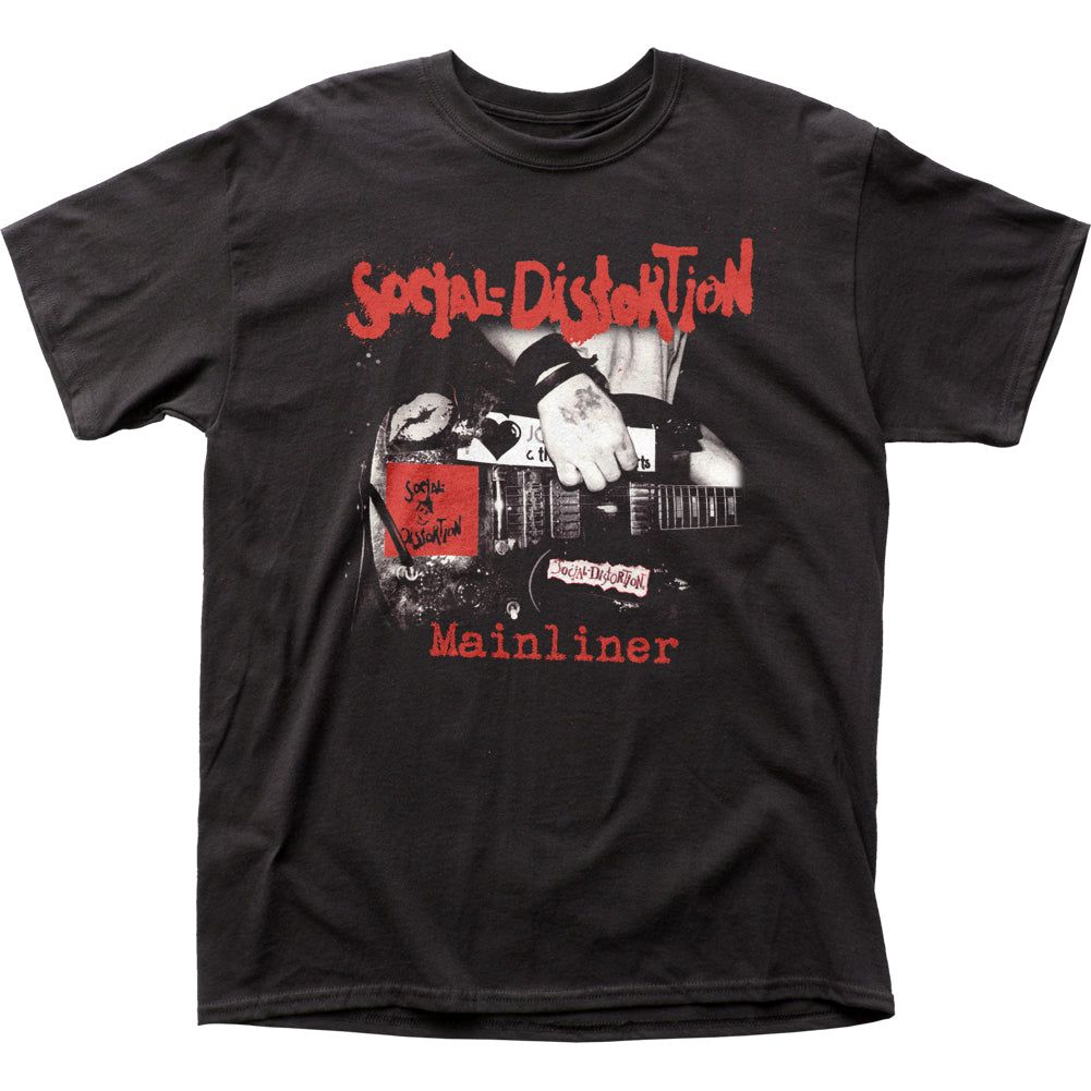 Social Distortion Mainliner Album Mens T Shirt Black Retro Pop Classics