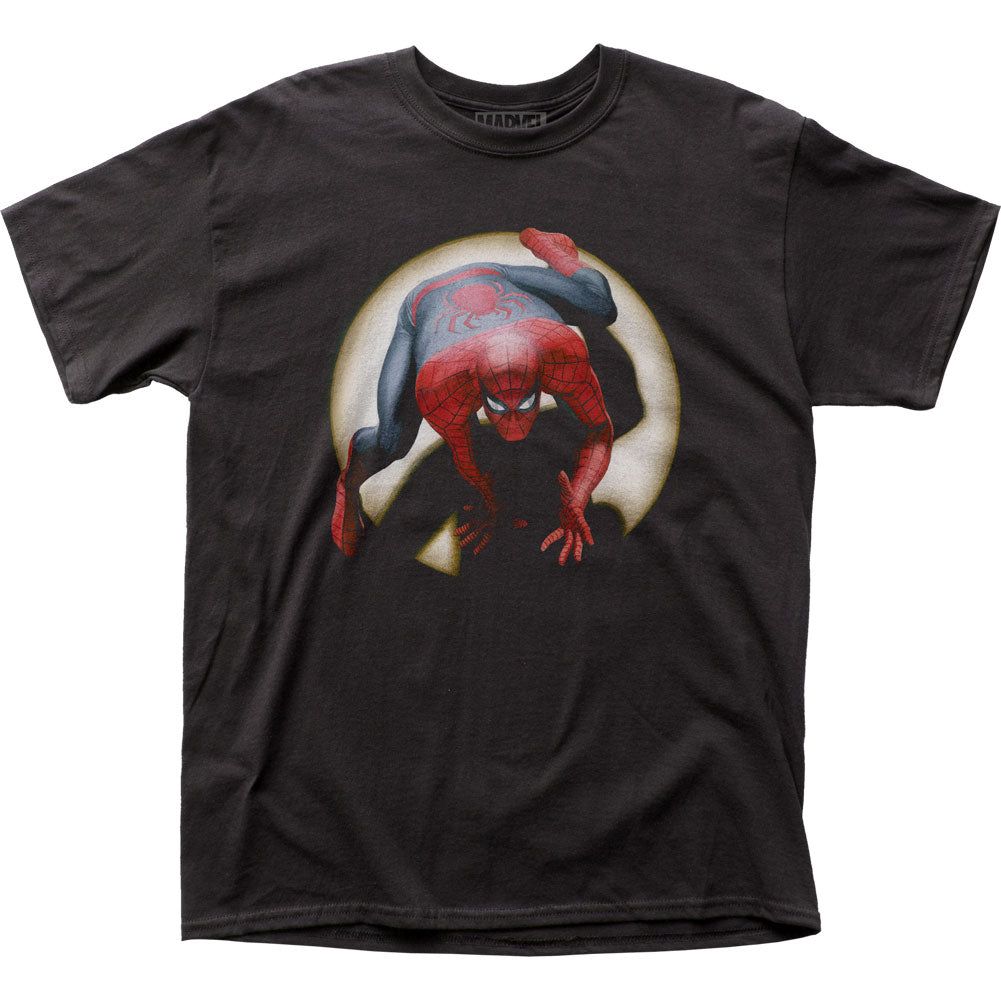 Spider-Man Alex Ross Spidey Mens T Shirt Black Retro Pop Classics