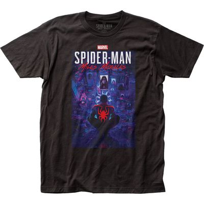 Spider-Man MM Tinkerer Mens T Shirt Black Retro Pop Classics