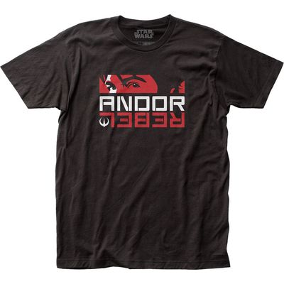 Star Wars Andor 2 Color Mens T Shirt Black Retro Pop Classics