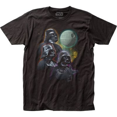 Star Wars 3 Darth Vader Thats No Moon Mens T Shirt Black Retro Pop Classics