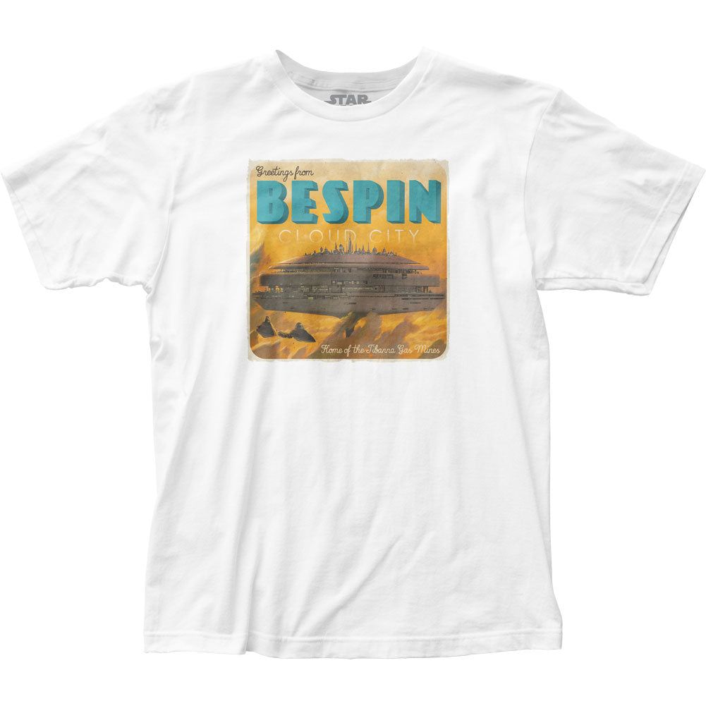 Star Wars Bespin Postcard Mens T Shirt White Retro Pop Classics