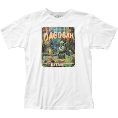 Star Wars Dagobah Postcard Mens T Shirt White Retro Pop Classics