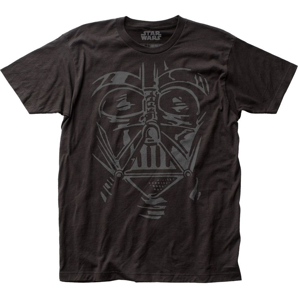 Star Wars Darth Vader Face Mens T Shirt Black Retro Pop Classics