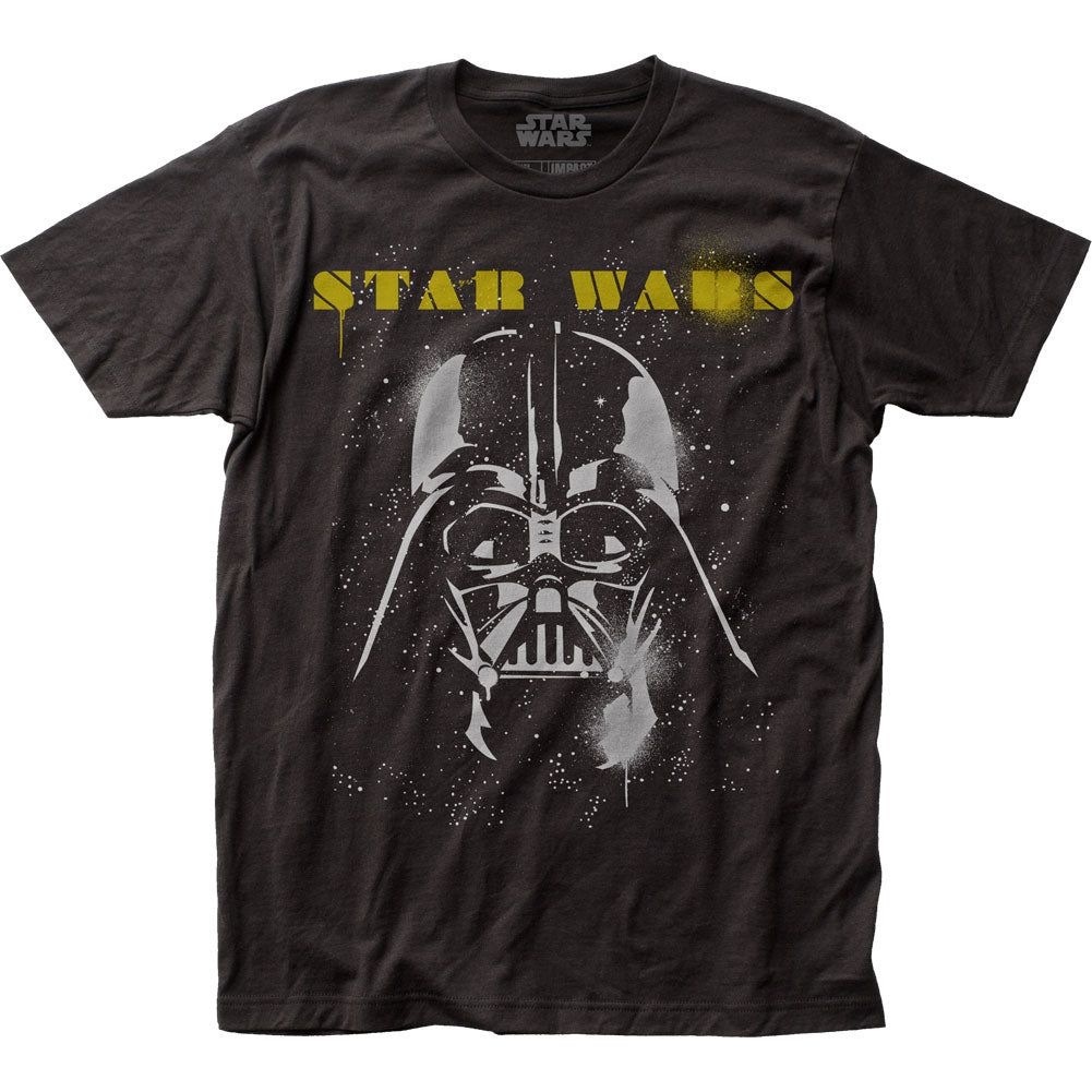 Star Wars Darth Vader Spray Paint Mens T Shirt Black Retro Pop Classics