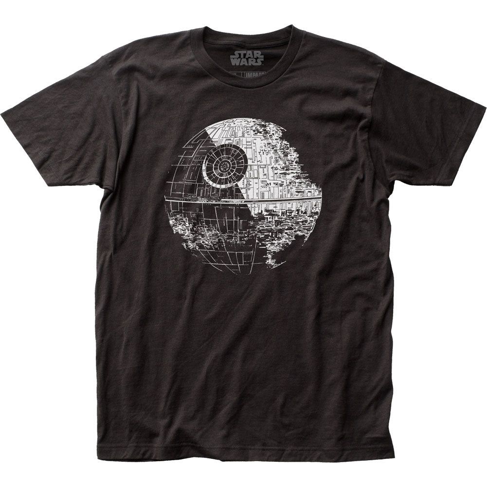 Star Wars Death Star Mens T Shirt Black Retro Pop Classics
