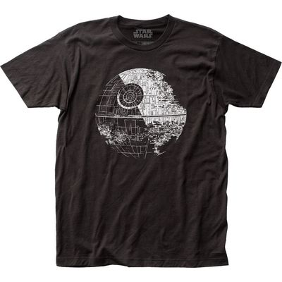 Star Wars Death Star Mens T Shirt Black Retro Pop Classics