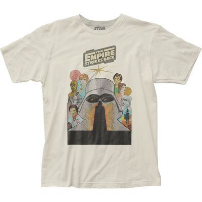 Star Wars ESB Marker Poster Mens T Shirt Vintage White Retro Pop Classics