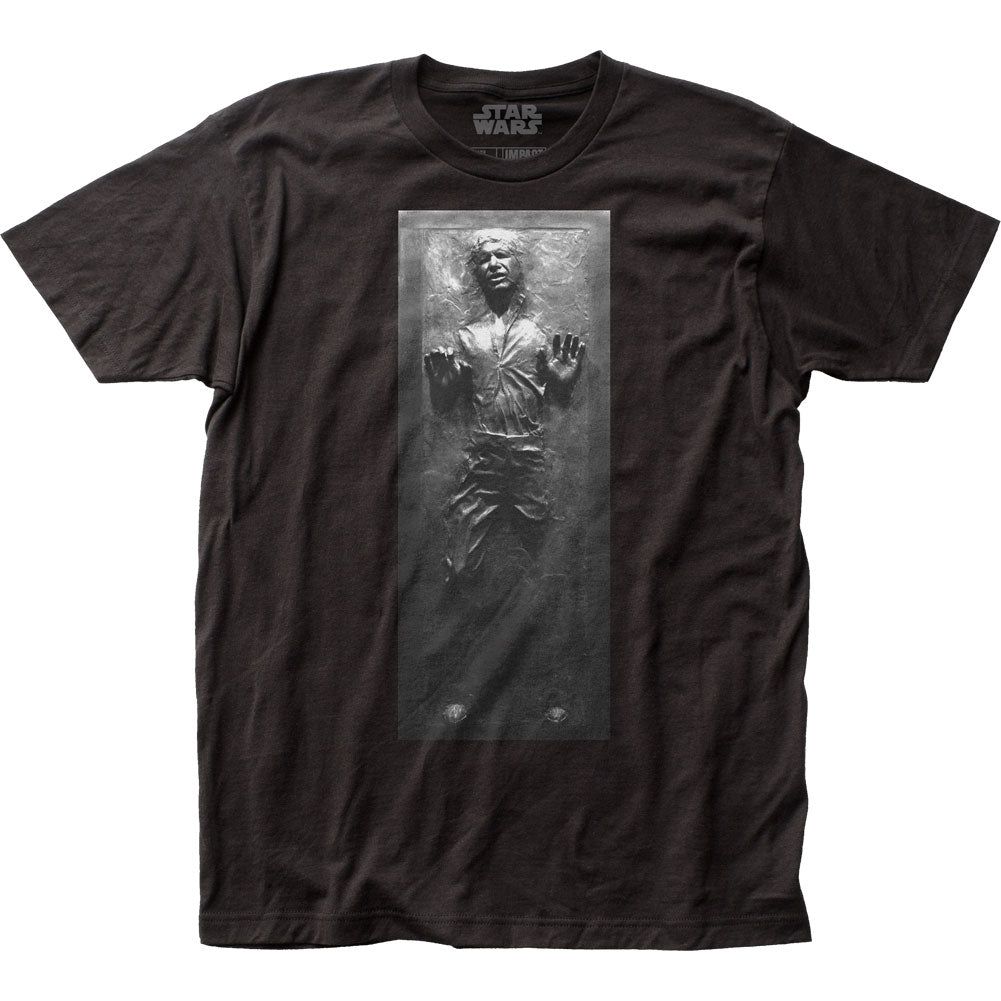 Star Wars Frozen In Carbonite Mens T Shirt Black Retro Pop Classics