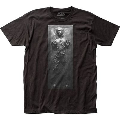 Star Wars Frozen In Carbonite Mens T Shirt Black Retro Pop Classics