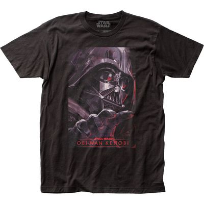 Star Wars Obi-Wan Kenobi Darth Vader Painting Mens T Shirt Black Retro Pop Classics