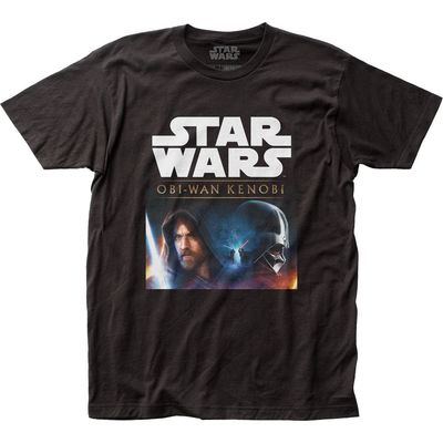 Star Wars Obi-Wan Kenobi Poster Mens T Shirt Black Retro Pop Classics
