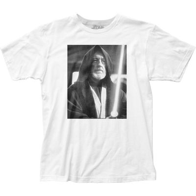 Star Wars Personality Portrait Obi-Wan Mens T Shirt White Retro Pop Classics