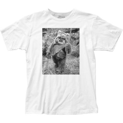 Star Wars Personality Portrait Wicket Mens T Shirt White Retro Pop Classics