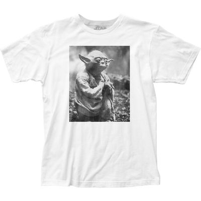 Star Wars Personality Portrait Yoda Mens T Shirt White Retro Pop Classics