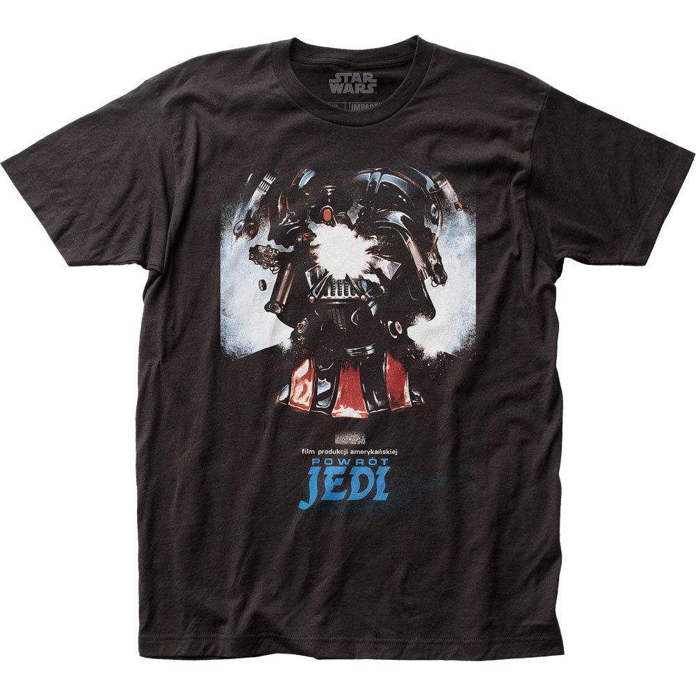 Star Wars Powrot Jedi Mens T Shirt Black Retro Pop Classics