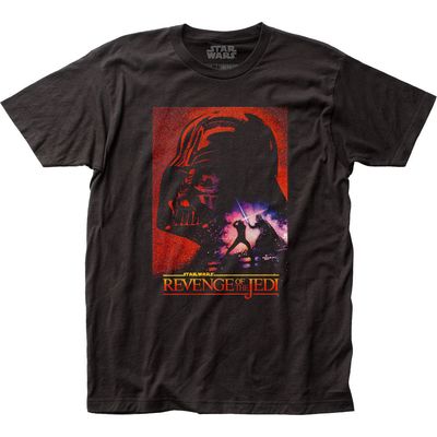 Star Wars Revenge Poster Mens T Shirt Black Retro Pop Classics