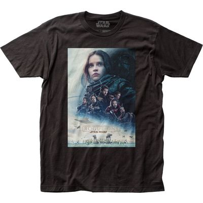 Star Wars Rogue One Poster Mens T Shirt Black Retro Pop Classics