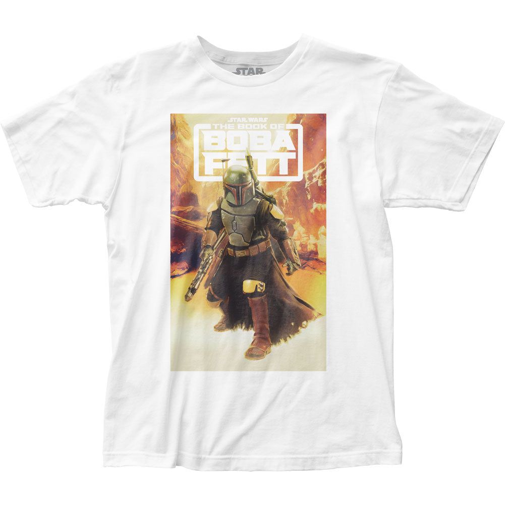 Star Wars The Book of Boba Fett Painting 2 Mens T Shirt White Retro Pop Classics