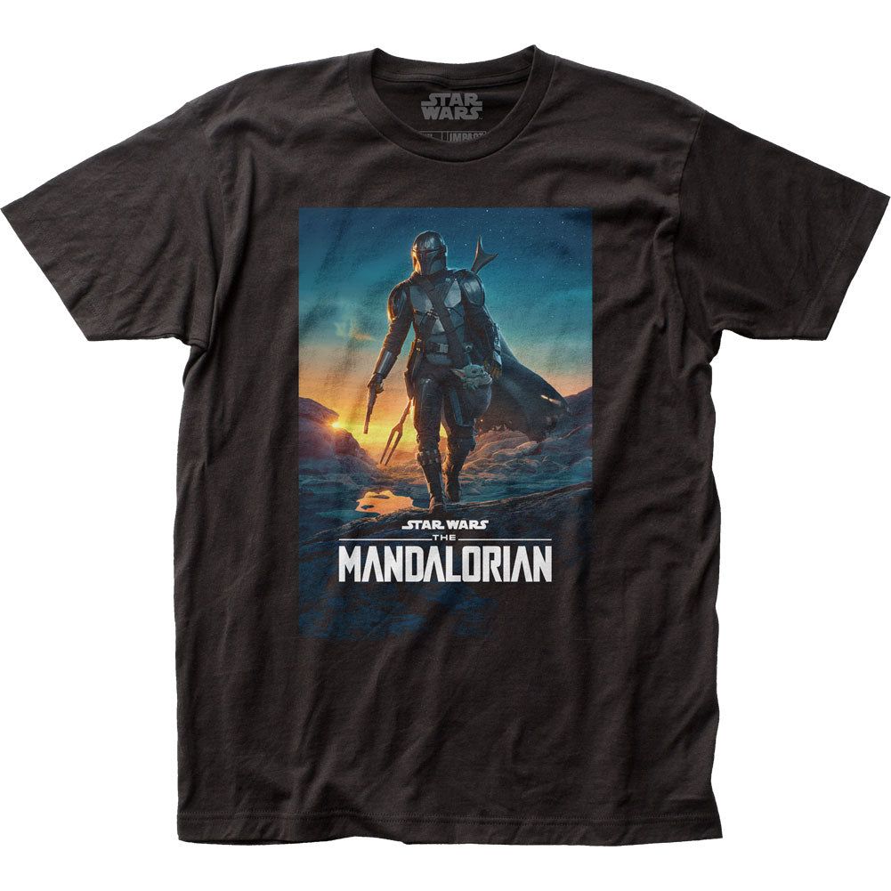 Star Wars The Mandalorian Mando S2 Poster Mens T Shirt Black Retro Pop Classics