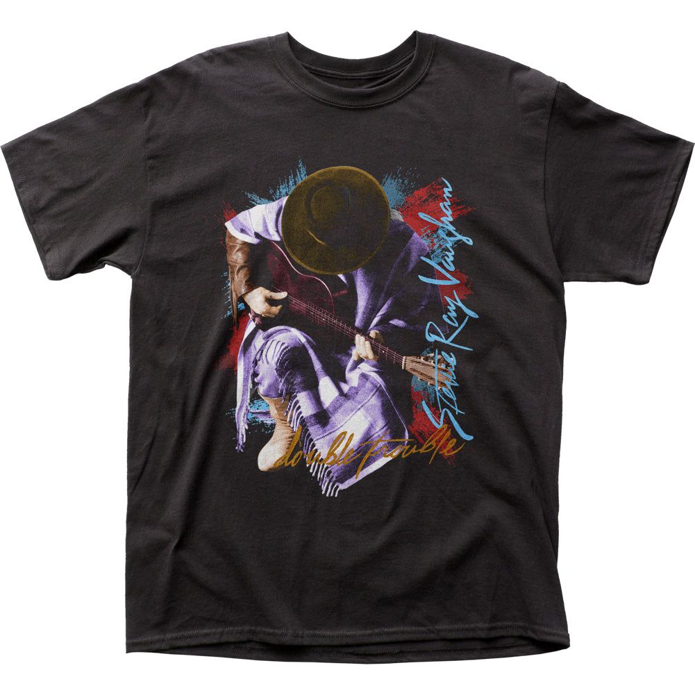 Stevie Ray Vaughan In Step Mens T Shirt Black Retro Pop Classics
