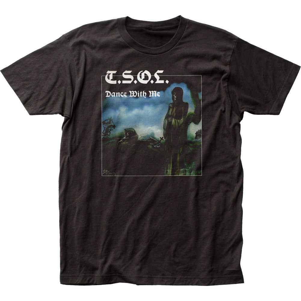 T.S.O.L. Dance with Me Mens T Shirt Black Retro Pop Classics