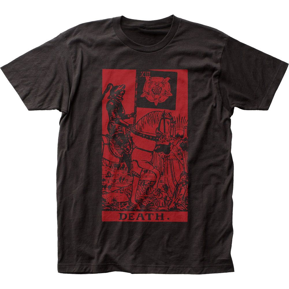 Tarot Death Mens T Shirt Black Retro Pop Classics
