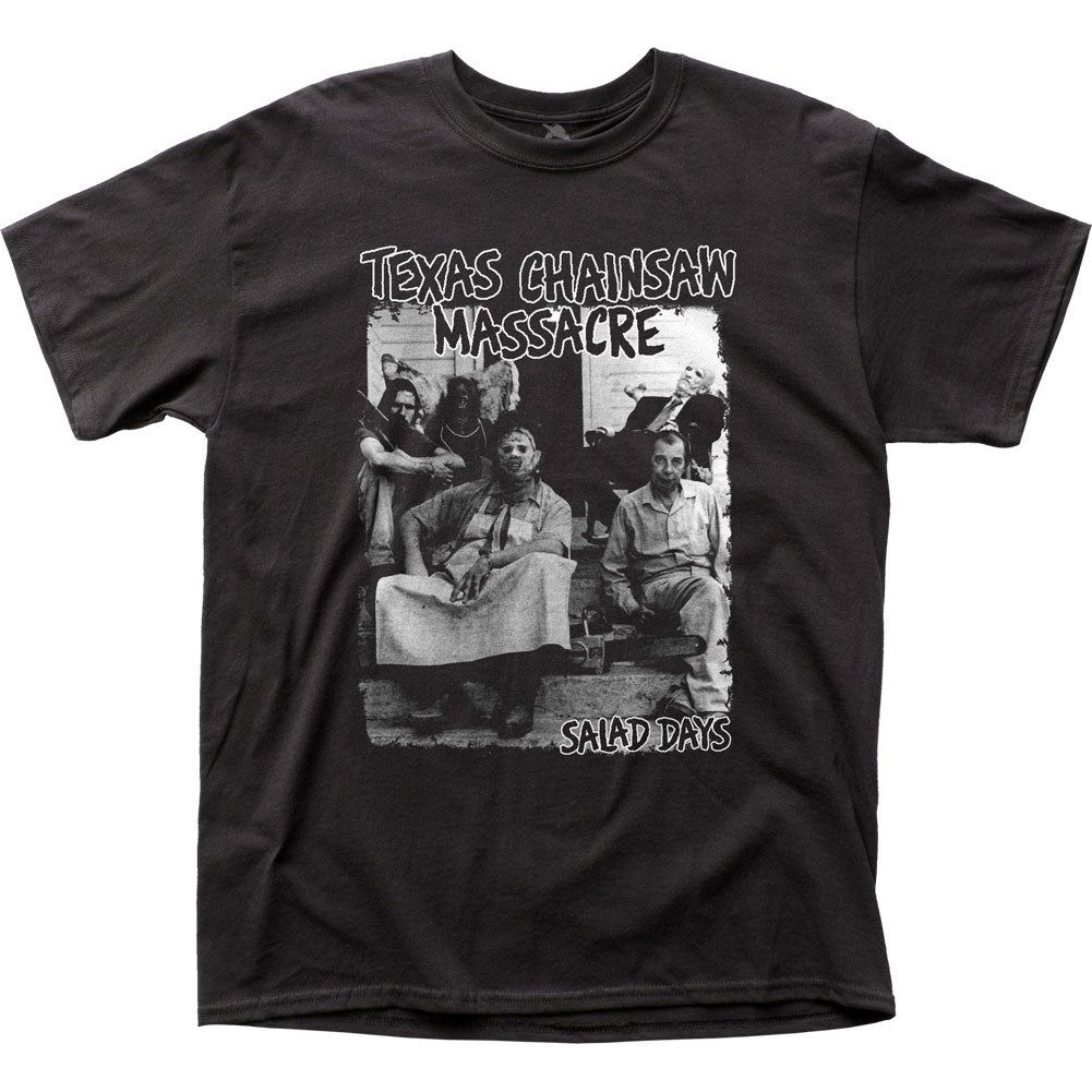 Texas Chainsaw Massacre Salad Days Mens T Shirt Black Retro Pop Classics