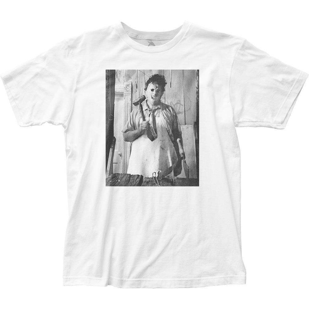 Texas Chainsaw Massacre Personality Portrait 1 Mens T Shirt White Retro Pop Classics
