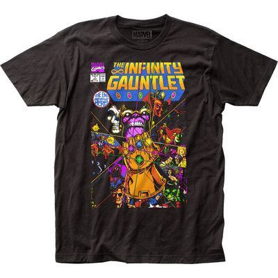 Thanos The Infinity Gauntlet Mens T Shirt Black Retro Pop Classics
