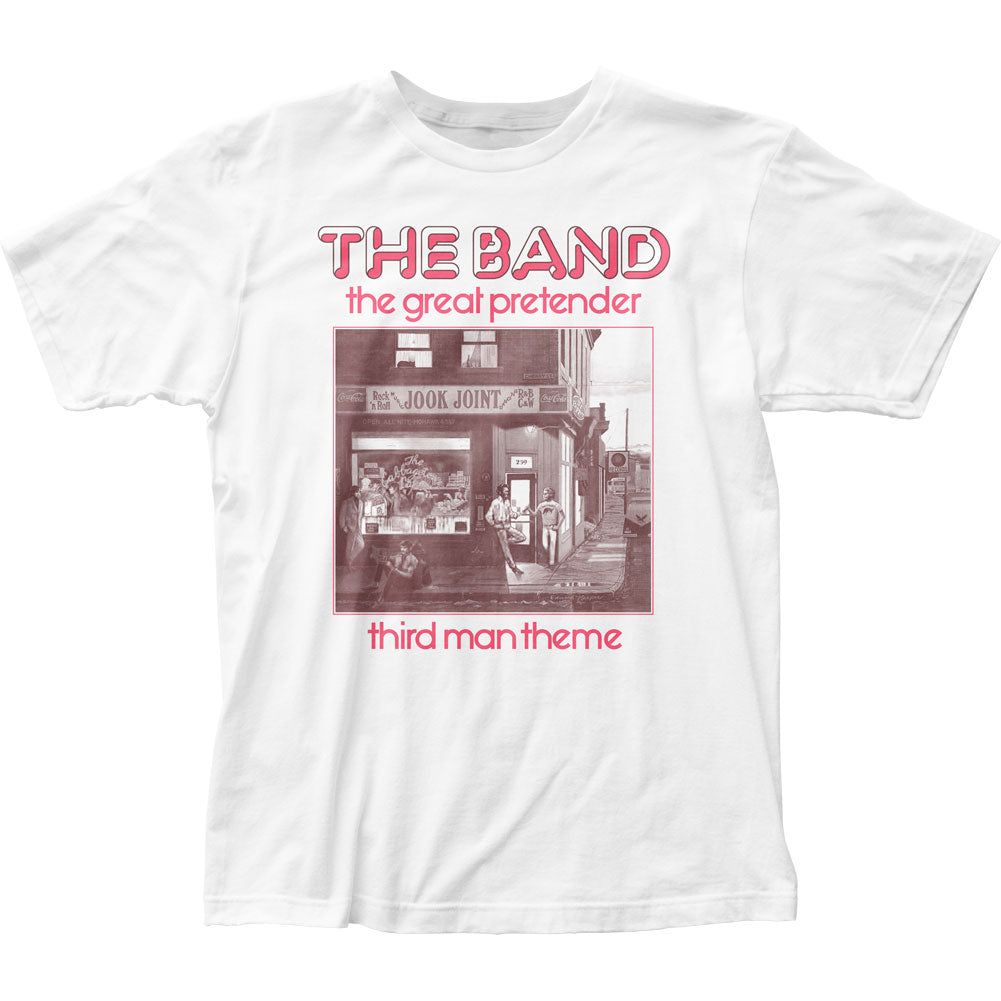 The Band Great Pretender Mens T Shirt White Retro Pop Classics