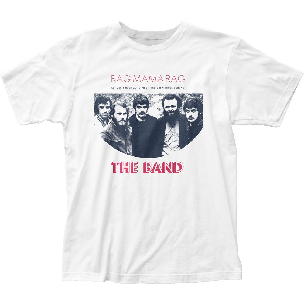 The Band Rag Mama Rag Mens T Shirt White Retro Pop Classics