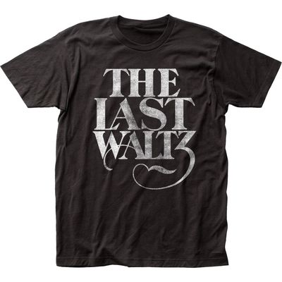 The Band The Last Waltz Mens T Shirt Black Retro Pop Classics