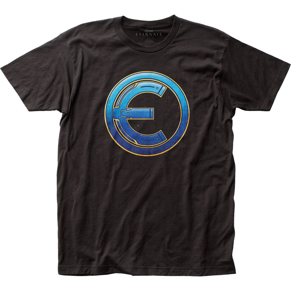 The Eternals Star Logo Mens T Shirt Black Retro Pop Classics