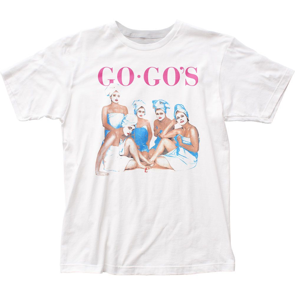 The Go-Gos Beauty And The Beat Mens T Shirt White Retro Pop Classics