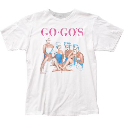 The Go-Gos Beauty And The Beat Mens T Shirt White Retro Pop Classics