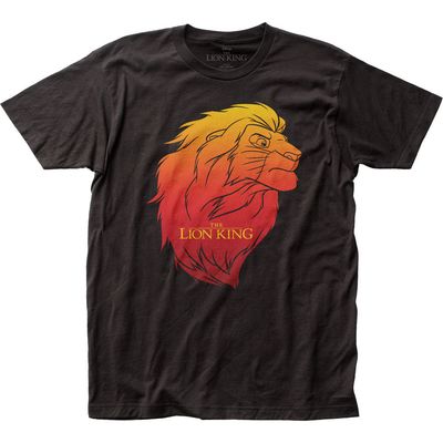 The Lion King Simba Mens T Shirt Black Retro Pop Classics