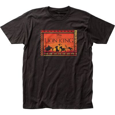 The Lion King Sunset Mens T Shirt Black Retro Pop Classics
