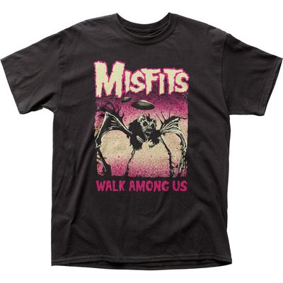 The Misfits Bat-Rat-Spider Mens T Shirt Black Retro Pop Classics