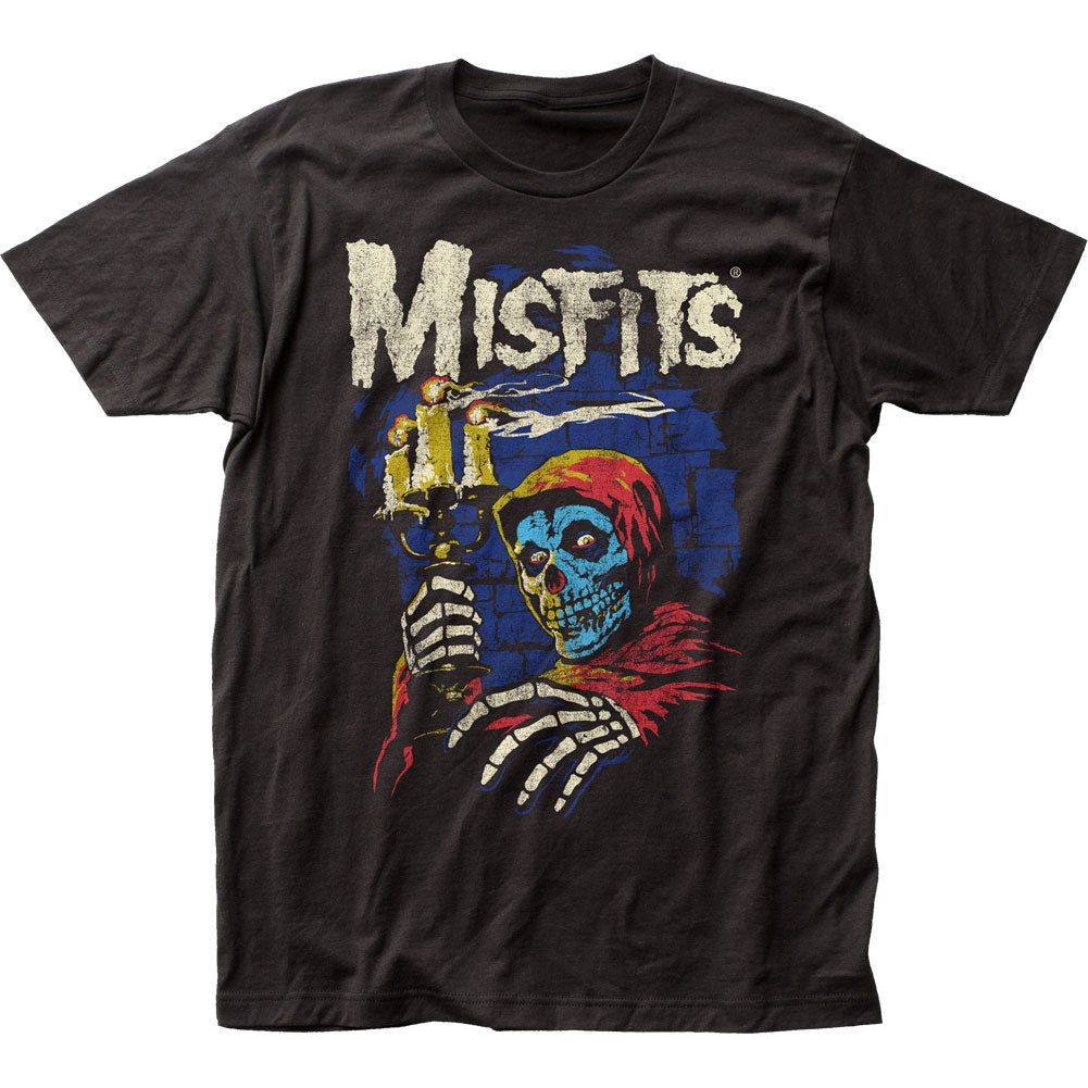 The Misfits Candelabra Mens T Shirt Black Retro Pop Classics