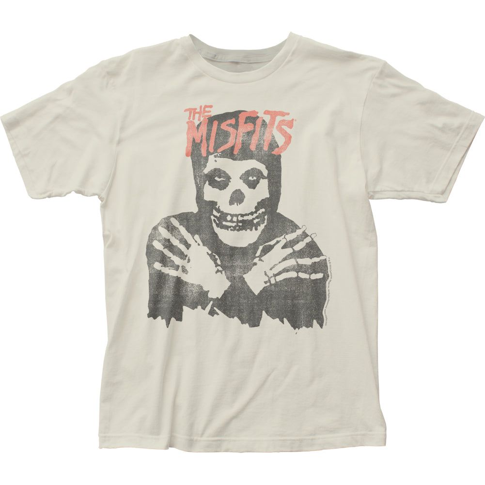 The Misfits Classic Skull Mens T Shirt Vintage White Retro Pop Classics
