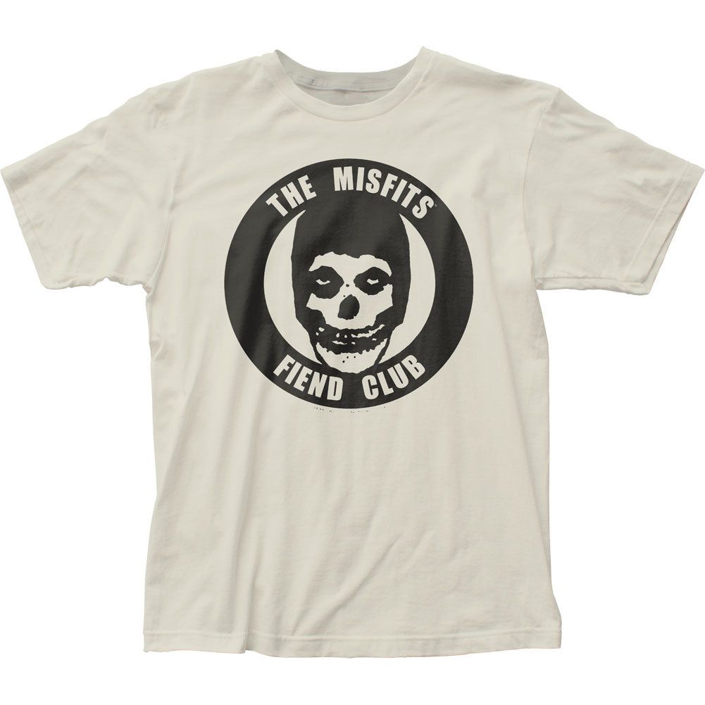 The Misfits Fiend Club White Mens T Shirt Vintage White Retro Pop Classics