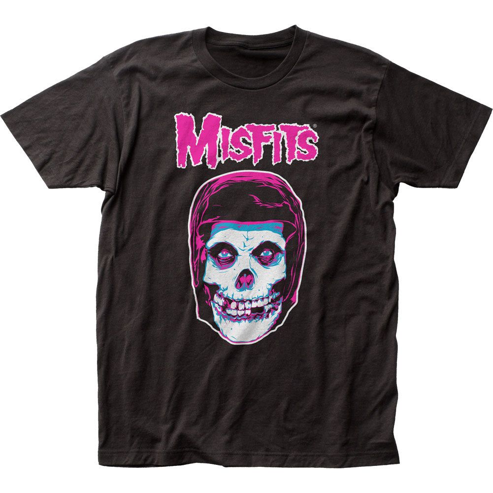 The Misfits Neon Ghost Mens T Shirt Black Retro Pop Classics