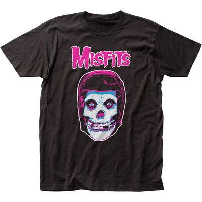 The Misfits Neon Ghost Mens T Shirt Black Retro Pop Classics