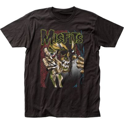 The Misfits Pushead Eyeball Color Mens T Shirt Black Retro Pop Classics